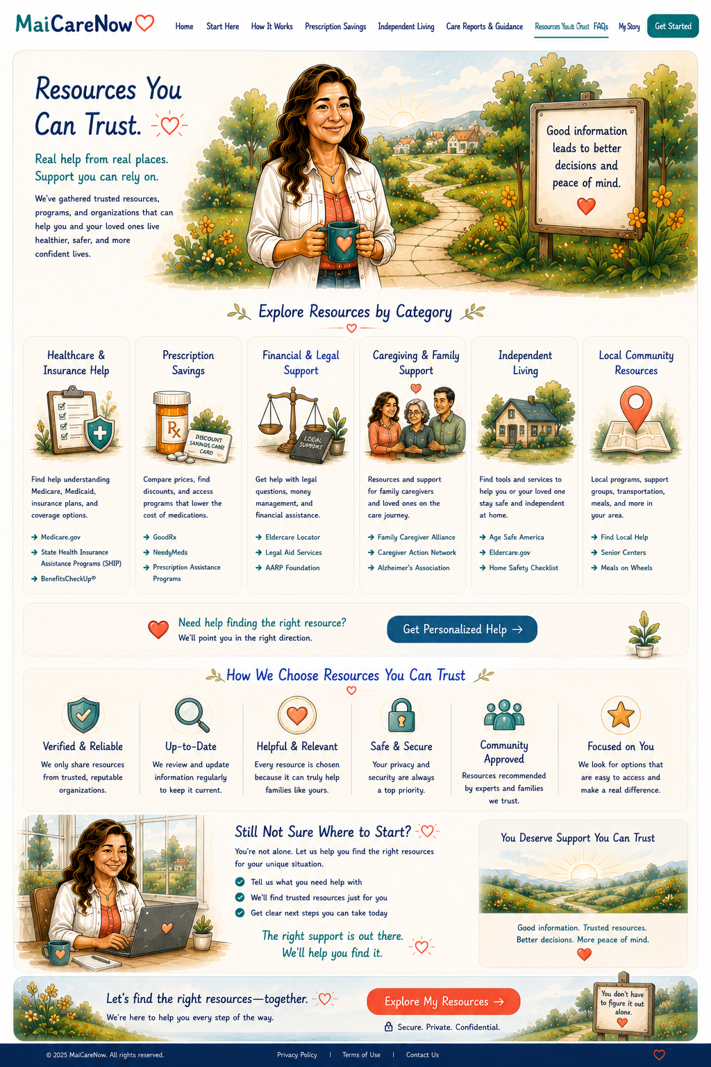 Resources You Can Trust page illustration